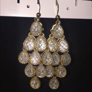 Silver earrings
